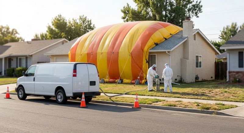 Termite Tenting in Fredericksburg, VA
